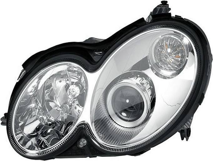 Mercedes Headlight Assembly - Front Right 2098202061 - Hella 009040367